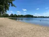 Klik om te vergroten Zevenhuizerplas Strand Noordwestzijde